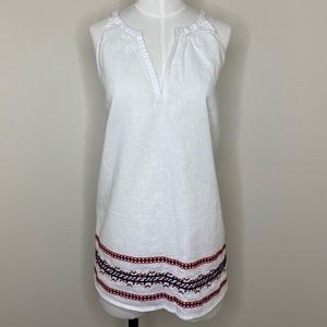 $5 SALE Gap White Sleeveless Tunic Shirt Womens XL